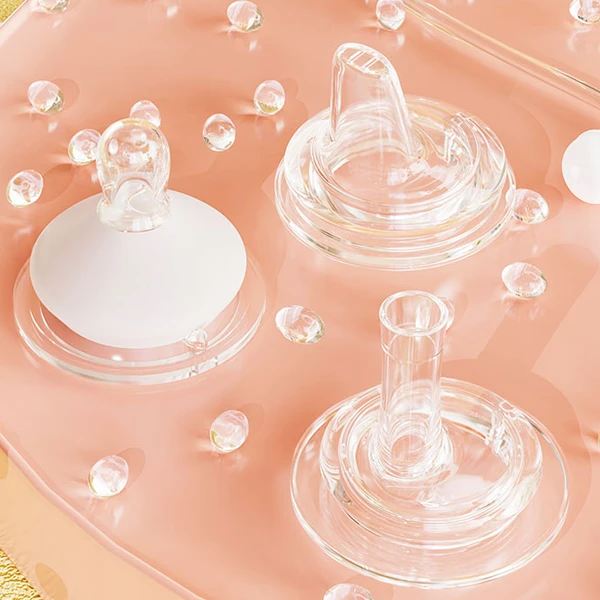 5.0通配型宽口径奶瓶专用奶嘴6个月一岁2岁以上大宝宝奶嘴防呛