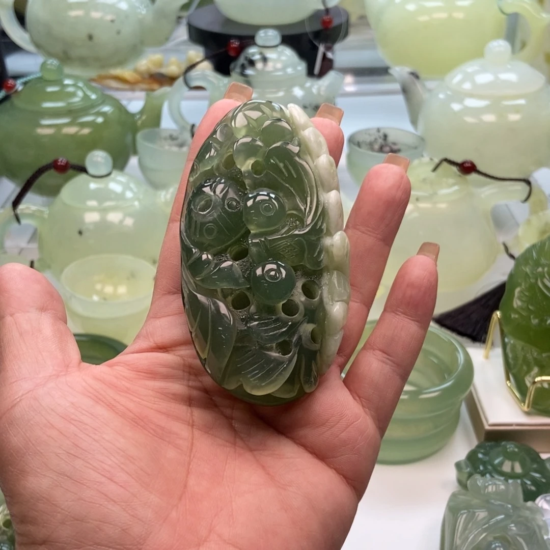 蛇纹石玉手链未镶嵌