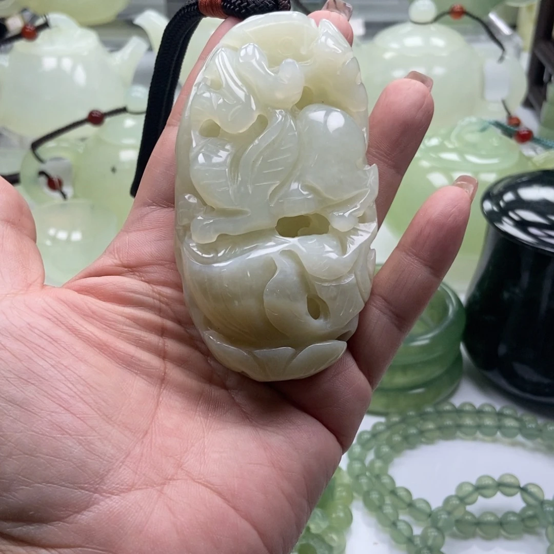 蛇纹石玉手链未镶嵌