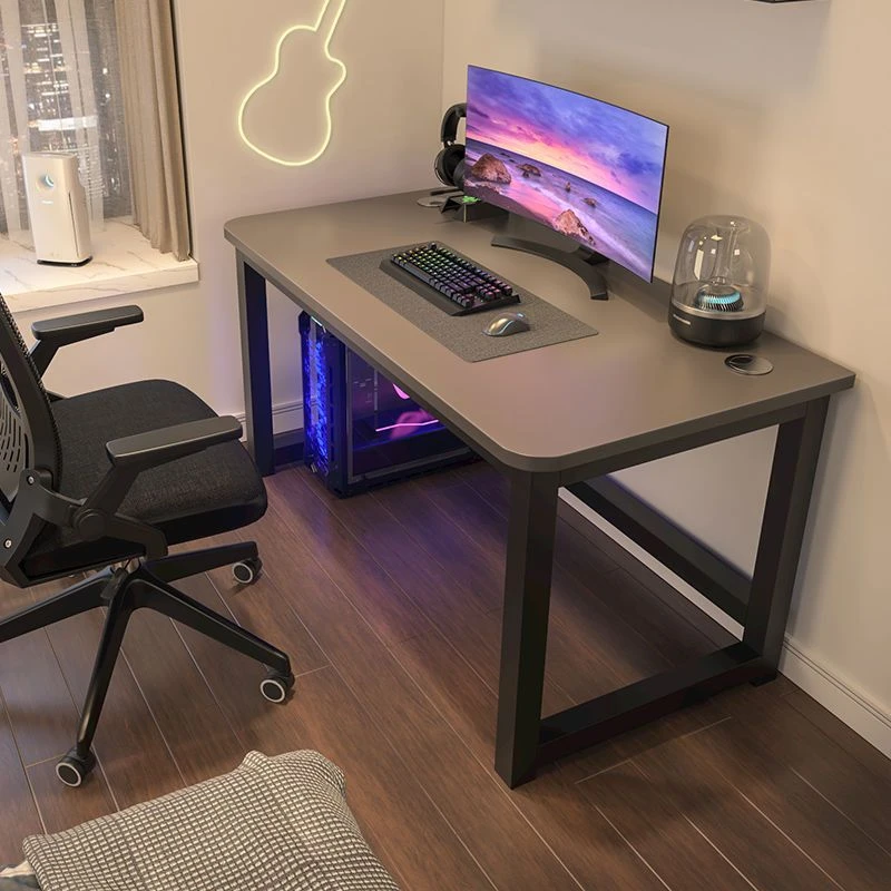 新疆包邮电脑桌台式网红家用书架书桌卧室简易桌子办公桌简约现代