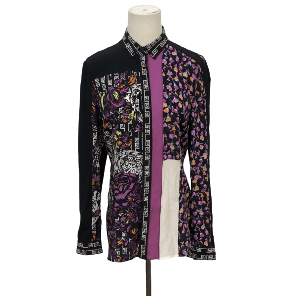 范思哲/桑蚕丝/衬衫/95新/市场价0/z0729