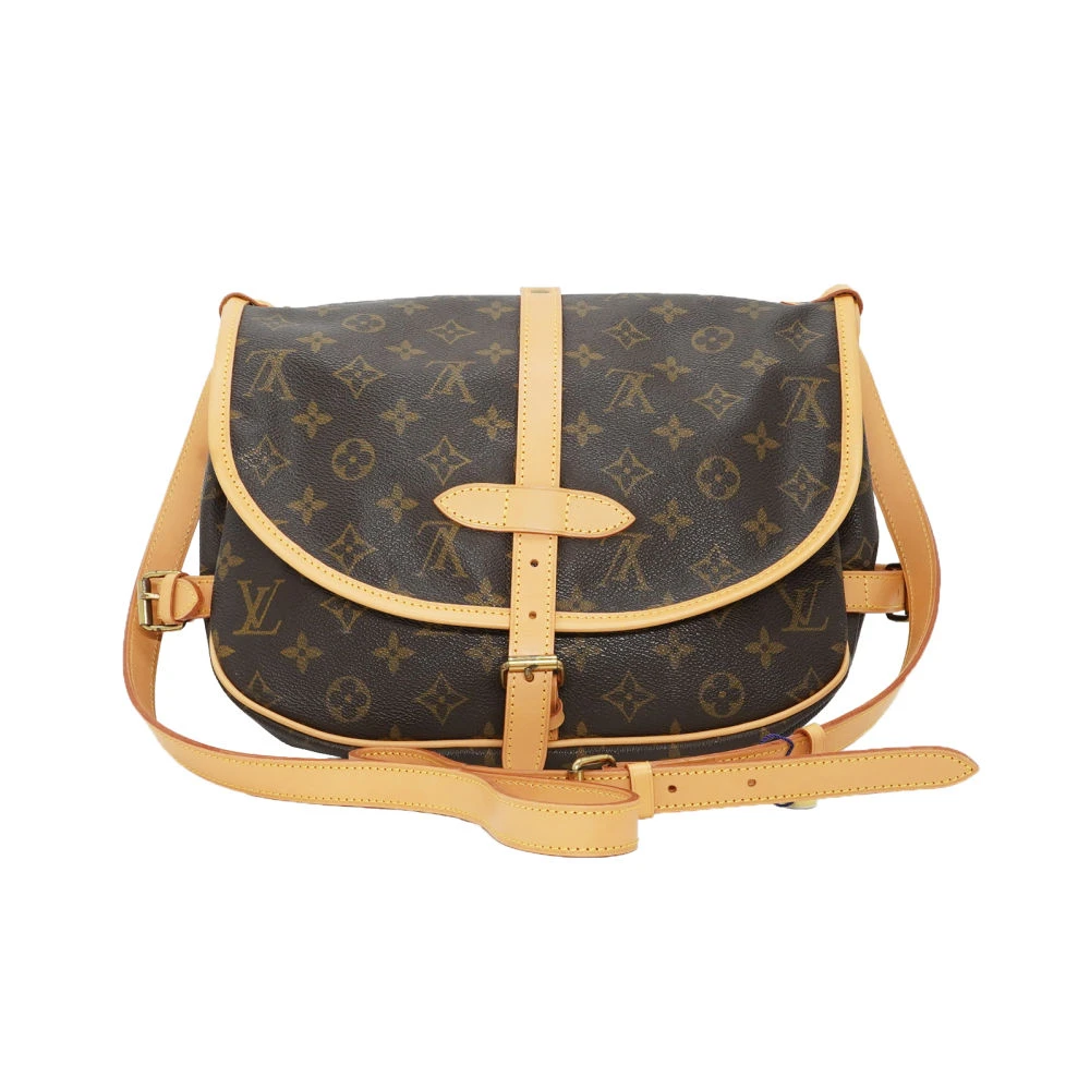 95新 LouisVuitton/路易威登 奢饱饱/中古老花小中号双子星单肩包