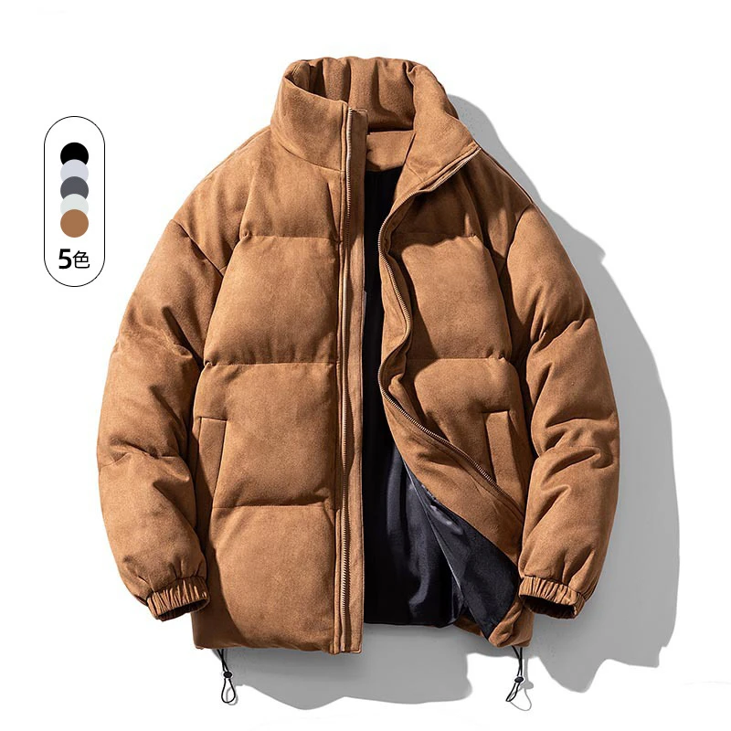 羽绒服2024新款保暖大码外套服男装2024冬季情侣装男士韩版加厚鹿
