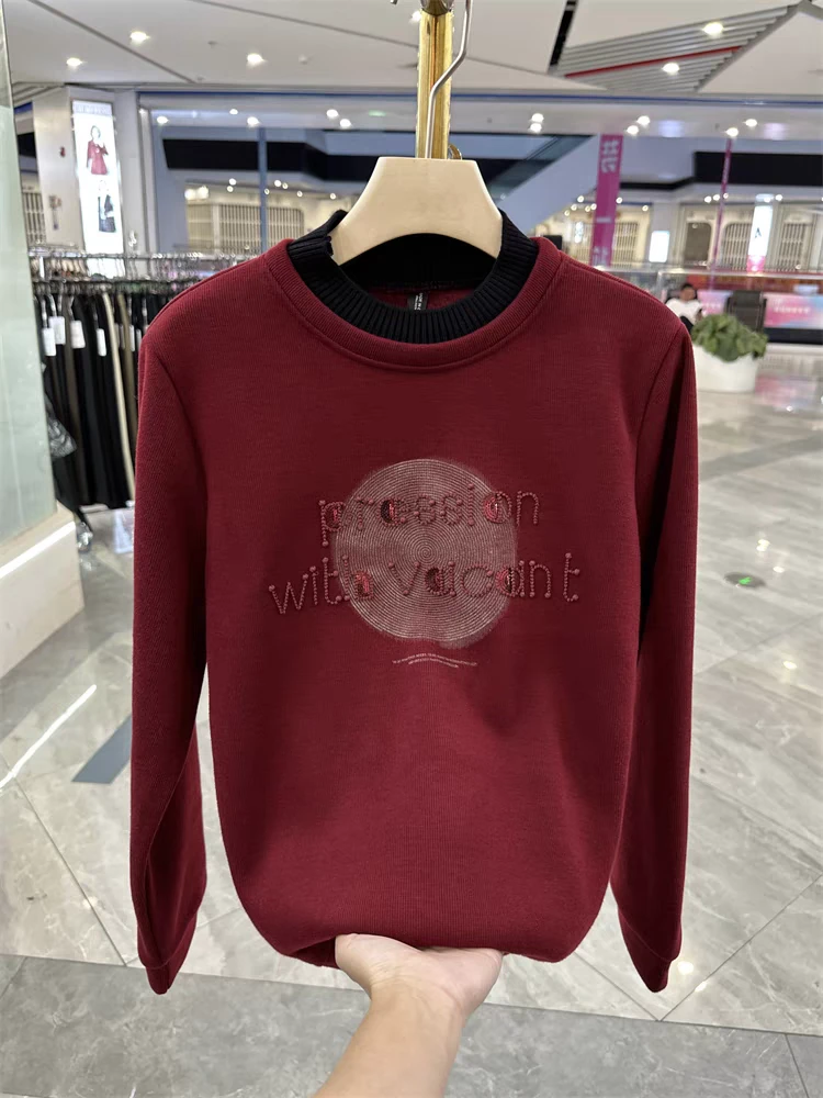 上新爆款时尚加绒卫衣