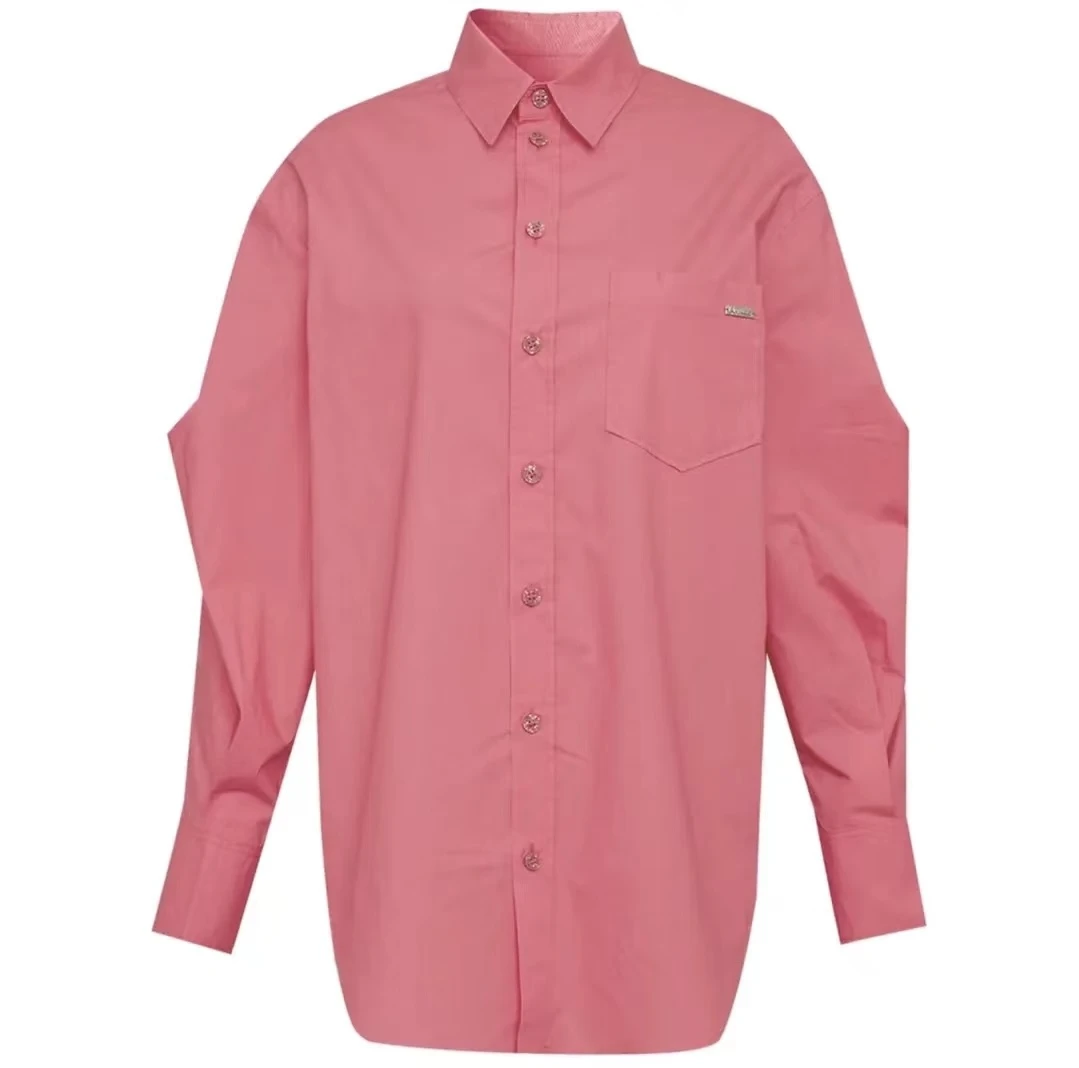 AMASS/阿玛施时尚高级感百搭气质经典简约ins通勤休闲衬衫5300910