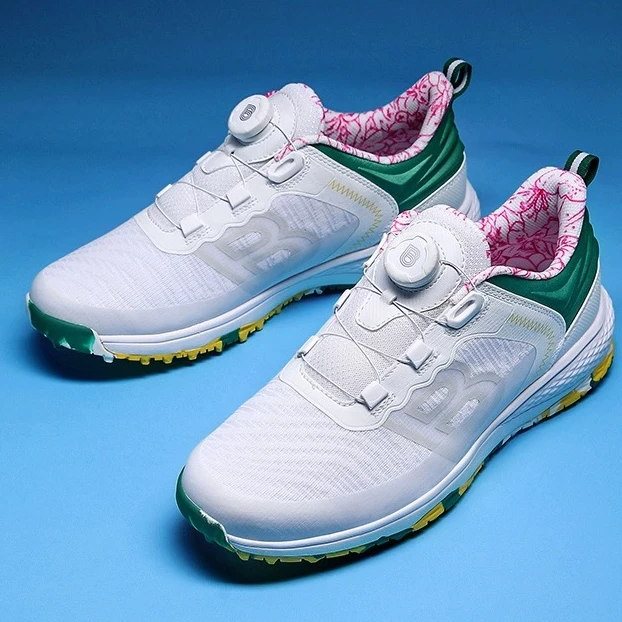 Birdie高尔夫球鞋 男士透气防泼水防滑网布设计大师赛