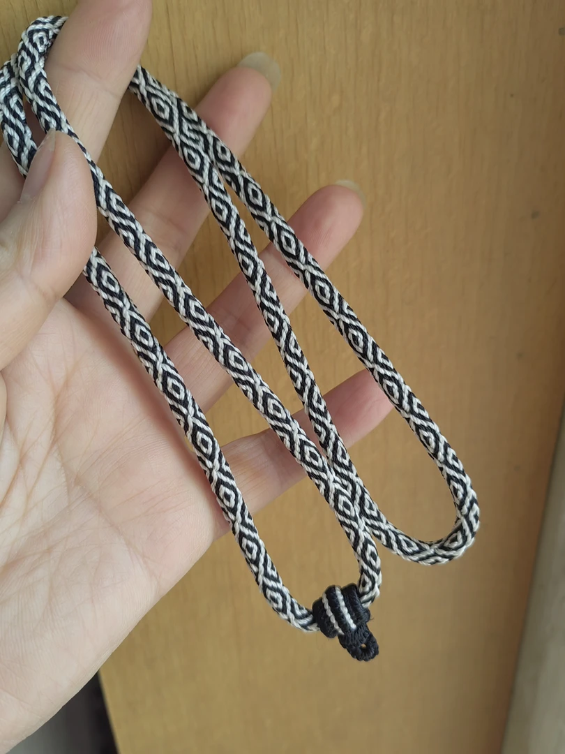 纯手工编织金刚天眼项链绳百搭