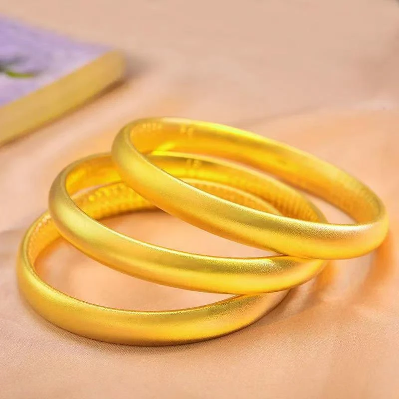 钛钢手镯 泥鳅背心经手镯时尚百搭经典实心