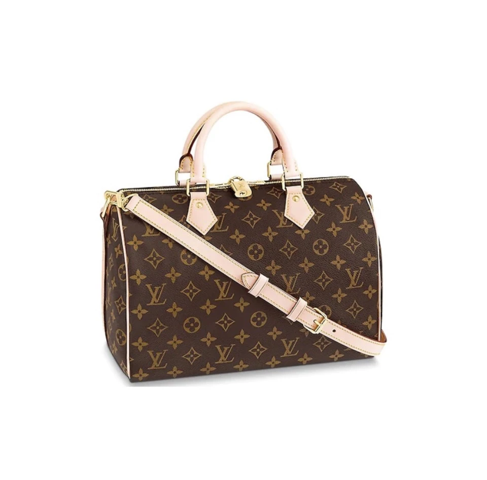 99新 LouisVuitton/路易威登 LvSpeedy30手提单肩包