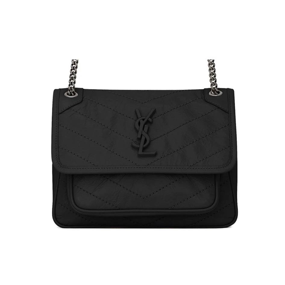 99新 YSL/圣罗兰 圣罗兰Niki小号单肩斜挎包D扣