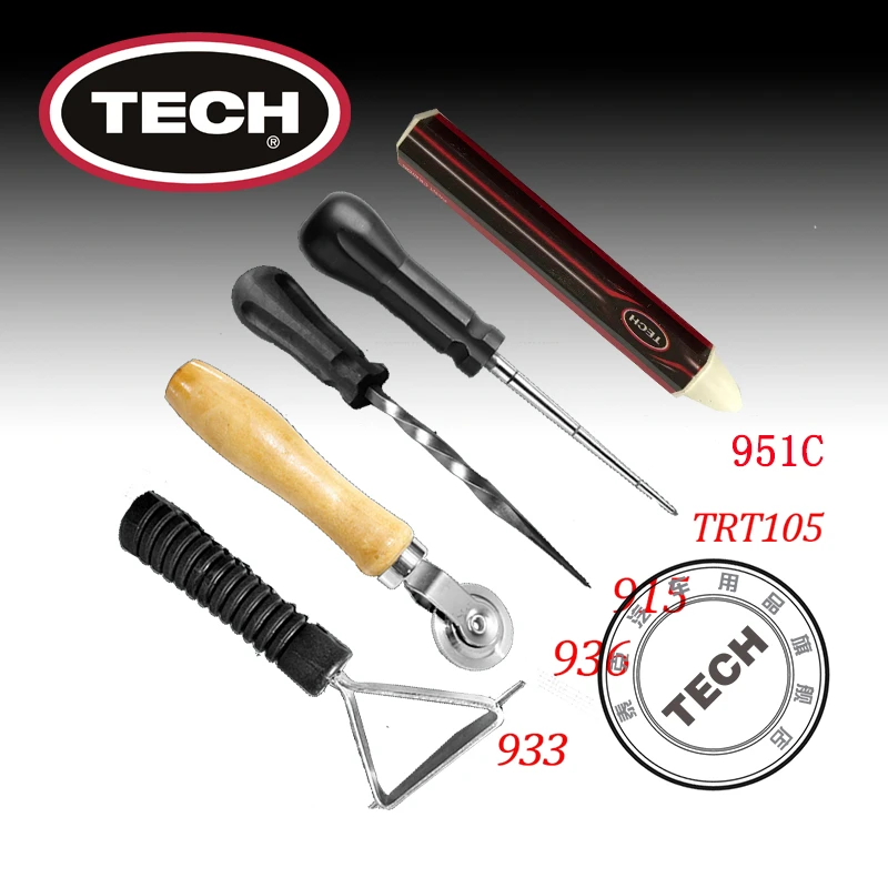 泰克探锥螺旋上胶器压实滚轮气动转换插座钻头锥子蘑菇钉补胎工具