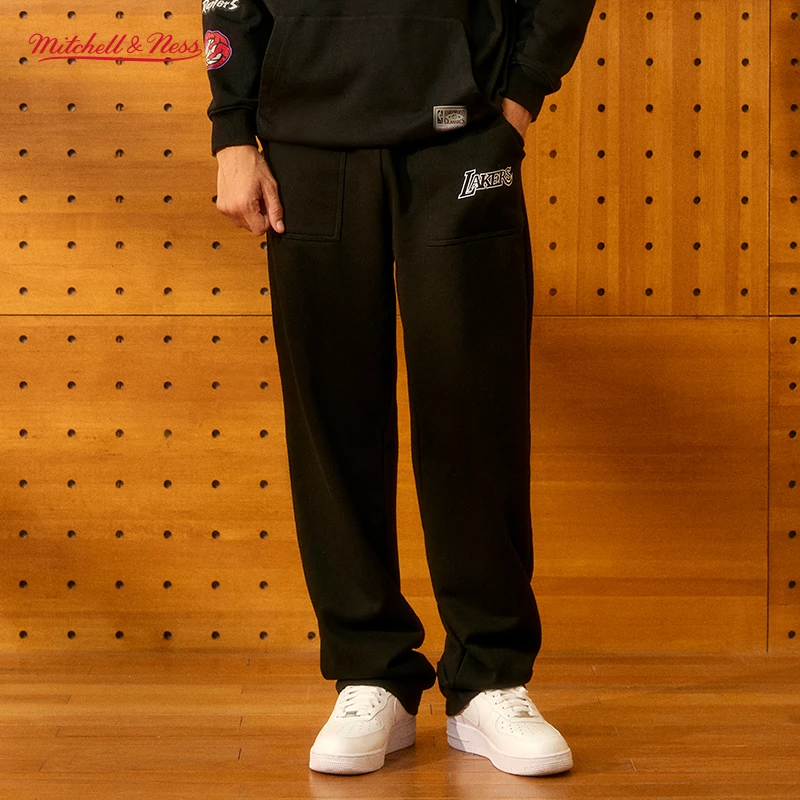 Mitchell&Ness-洛杉矶湖人Lifestyle中性针织长裤