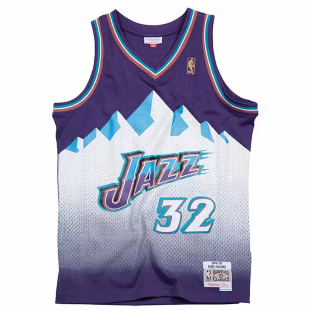 Mitchell&Ness-96-97赛季犹他爵士卡尔马龙男子球衣
