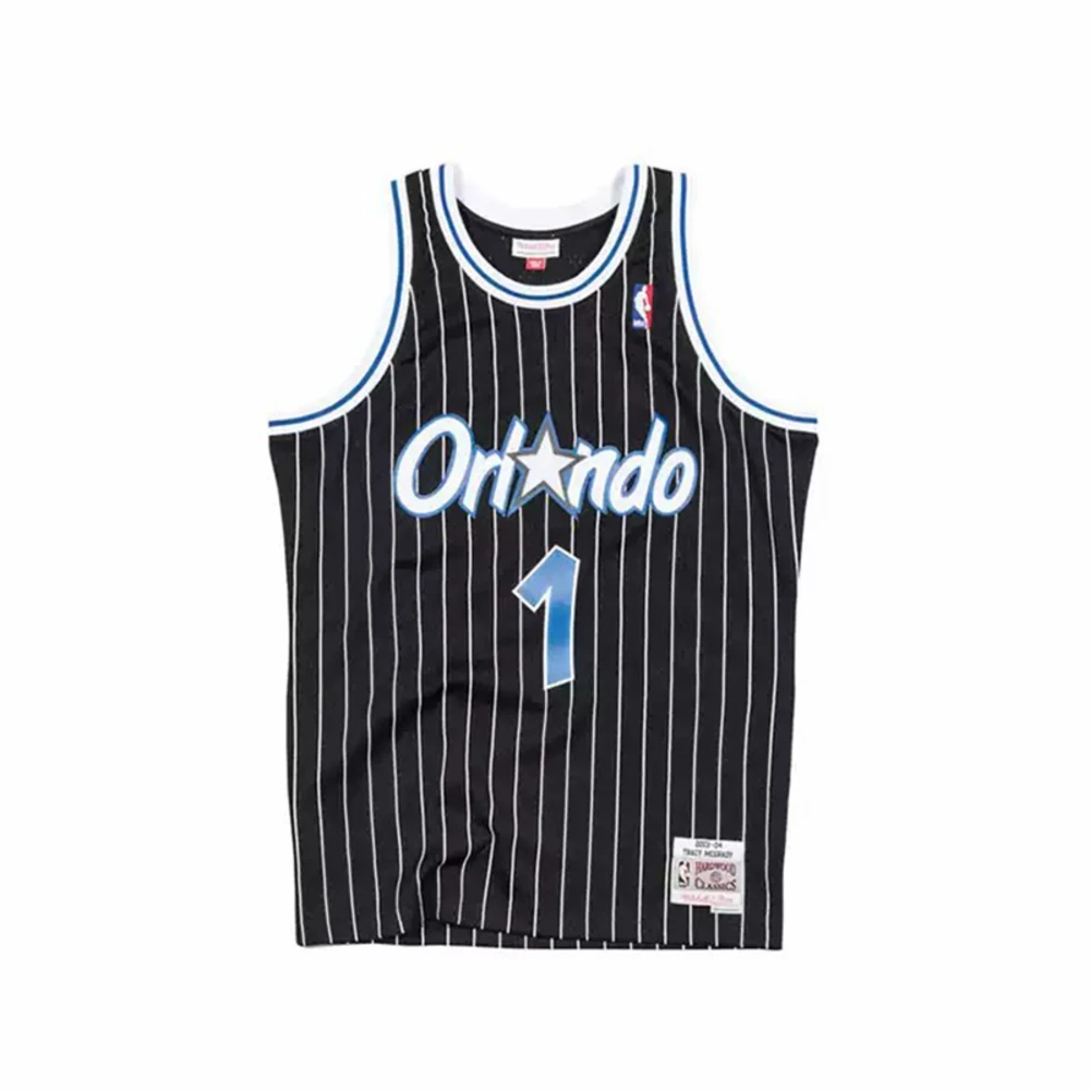 Mitchell&Ness-球迷版魔术队黑色客场男子运动背心