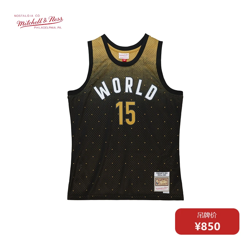Mitchell&Ness MN-NBA约基奇16年全明星SW复古球衣运动篮球服背心