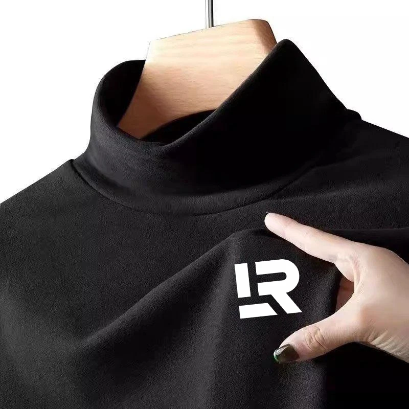 【精选】半高领男女打底衫双面绒德绒秋冬季加绒加厚保暖百搭修身