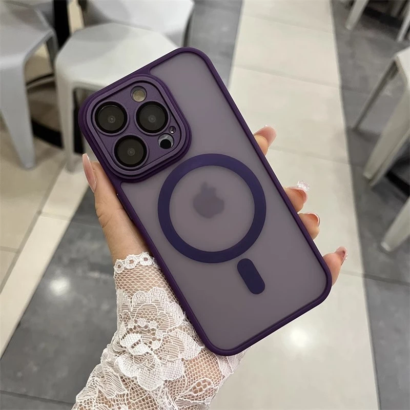 磁吸苹果14max13带镜头膜iphone16pro手机苹果苹果15pro手机用品