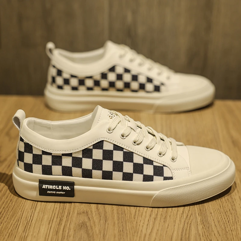 上档次男鞋2023爆款秋季新款休闲男鞋百搭鞋子男款时尚帆布板鞋