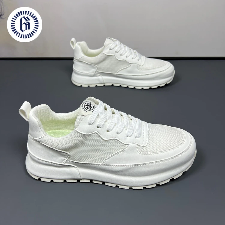 BOAU/柏奥夏季透气男鞋低帮网面鞋子男款时尚休闲板鞋男百搭潮鞋