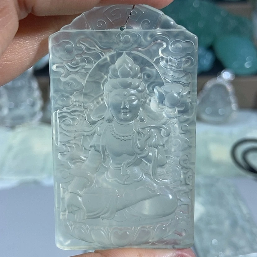【闪购商品】定制岫玉吊坠未镶嵌循*啊