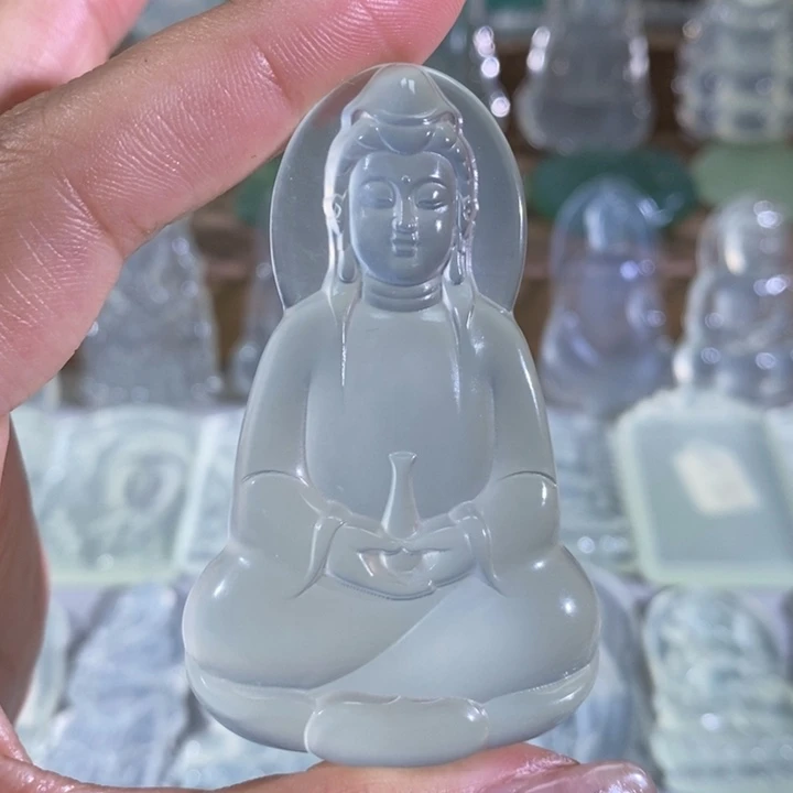 岫玉吊坠未镶嵌吊坠