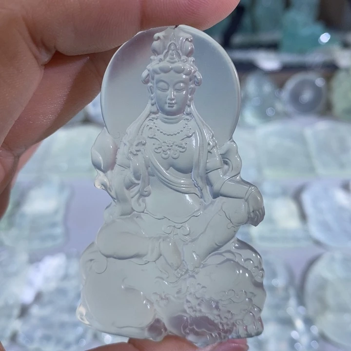 岫玉吊坠未镶嵌吊坠