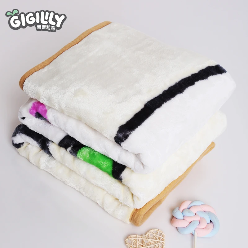儿童毛毯拉舍尔被子100*140cm保暖被子G0839