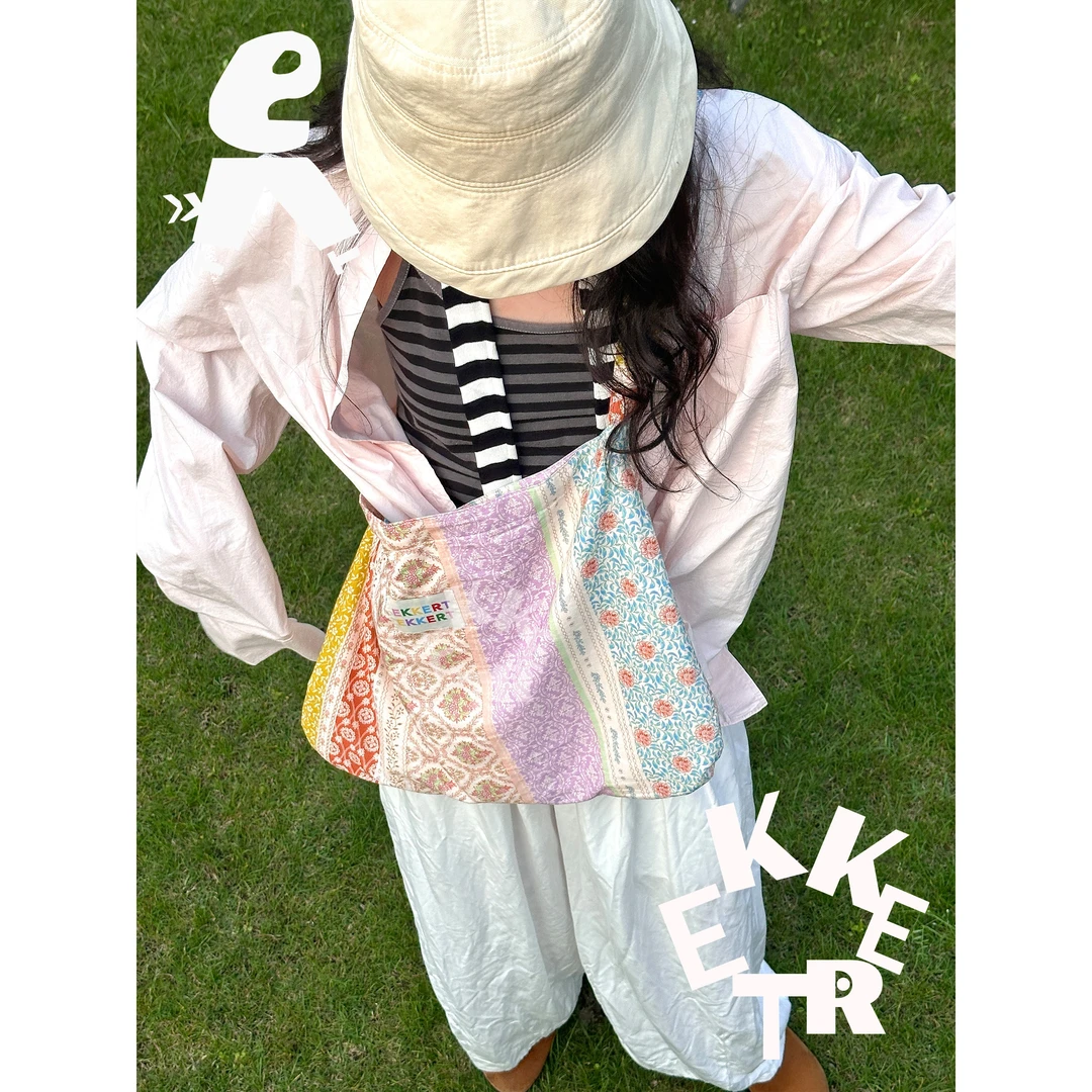 止买EKKERT·【加厚款】法式小众碎花包·斜挎款/单肩款时髦洋气百搭