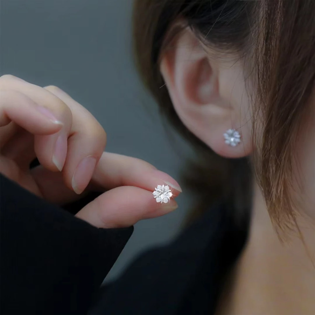 足银耳饰 [养耳]999足银迷你养耳耳饰养耳洞轻奢百搭简约小众气质