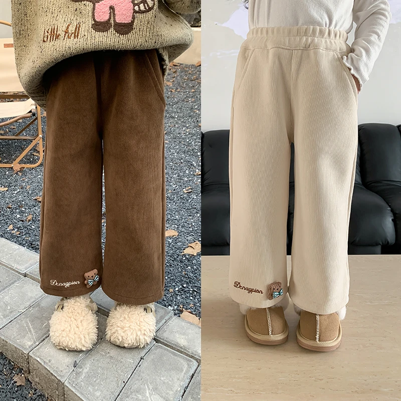 23B-121加绒阔腿裤【断码青售完不补】