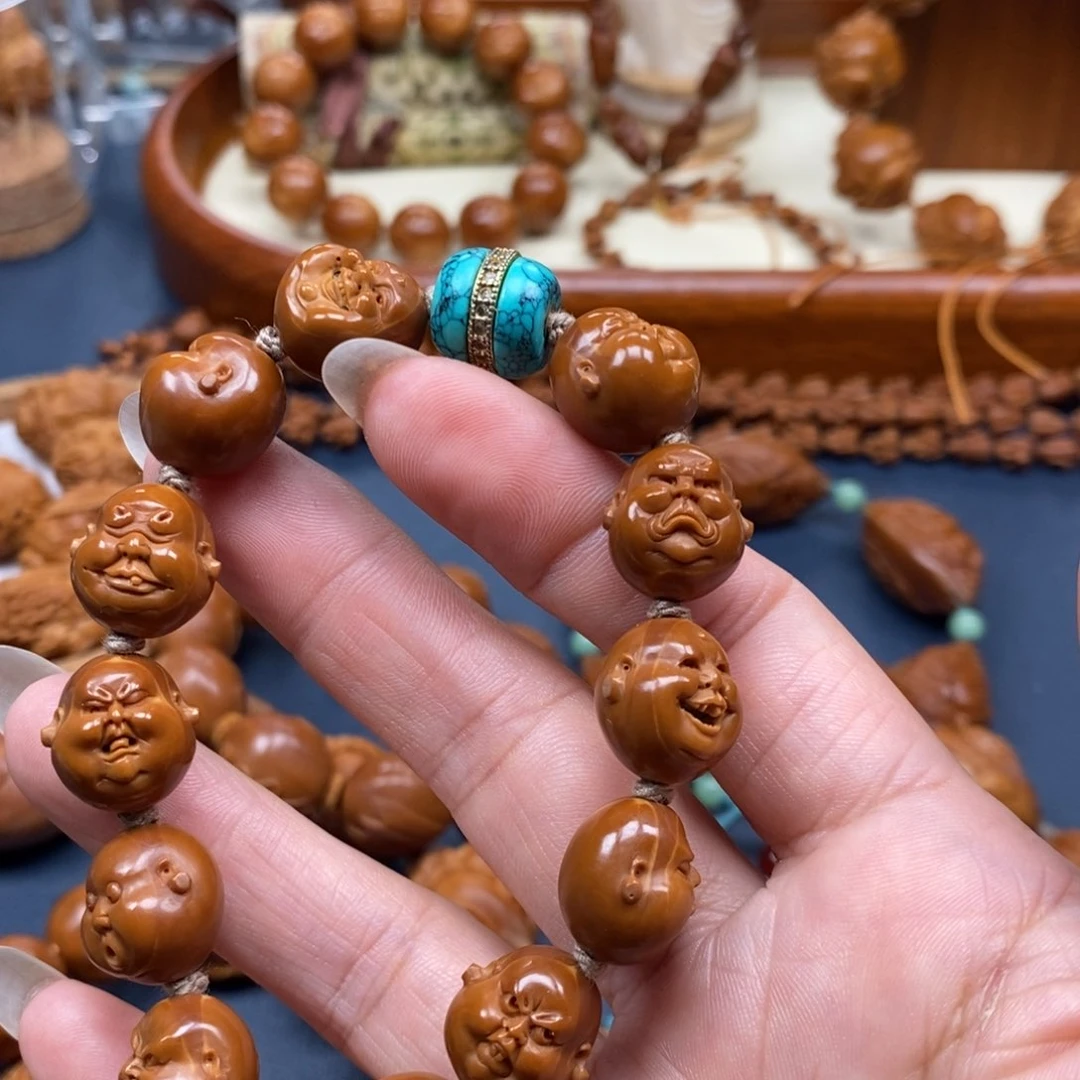 橄榄核核雕3*小子百态