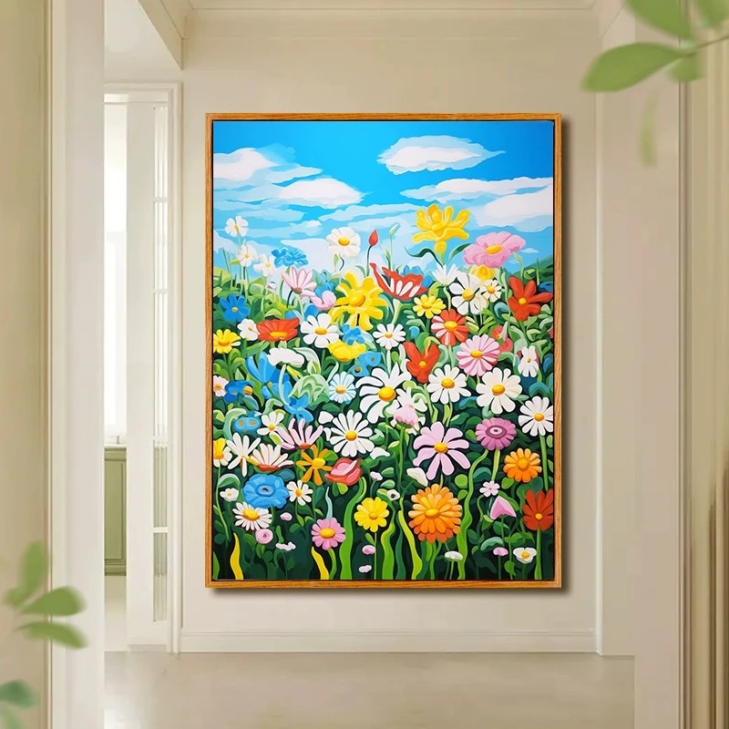 [云端]春暖百花数字油画diy填色涂色礼物治愈油彩装饰画