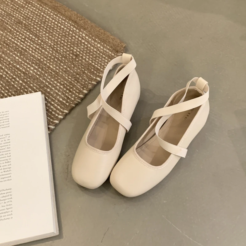 2024秋季新款小个子内增高仙女温柔风复古玛丽珍百搭芭蕾舞单鞋子