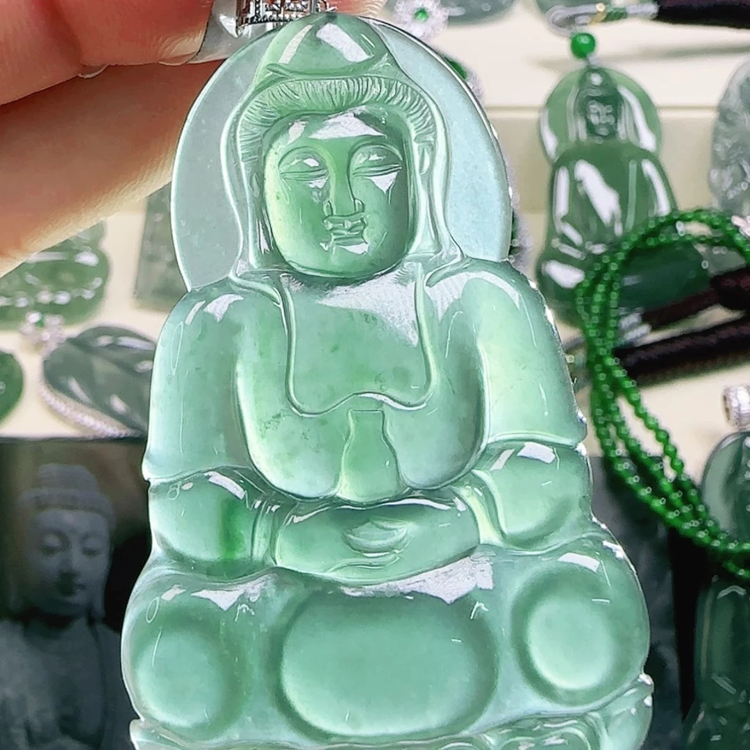 【闪购商品】翡翠颈饰18K金镶嵌