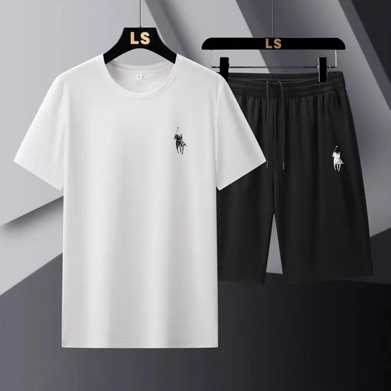 夏季薄款男女同款套装短袖短裤休闲透气速运动百搭宽松套装