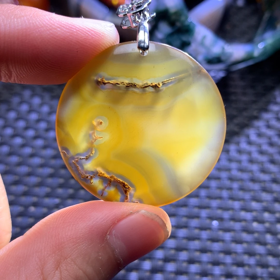 玛瑙/玉髓颈饰未镶嵌*️****
