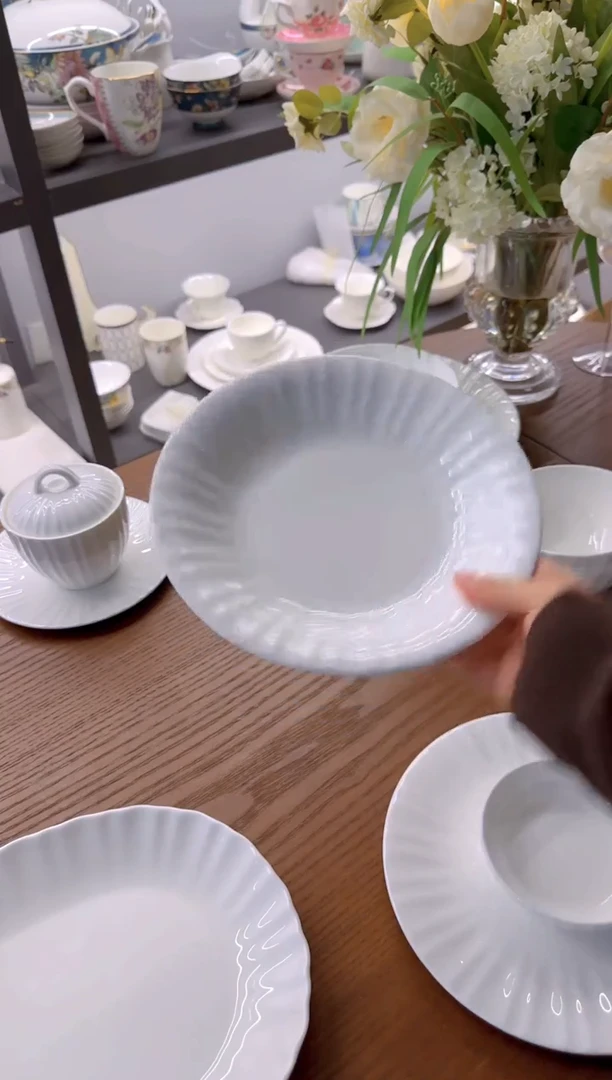 【闪购商品】瓷8英寸深盘2个装