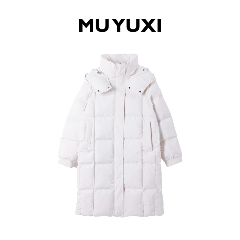 MU YUXI 2024冬季新款时尚简约保暖女装上衣 HK083