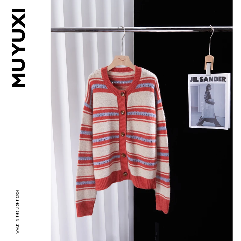 MUYUXI  2024冬季新款红人上新女装百搭上衣MH3 -1（MH301-MH350)