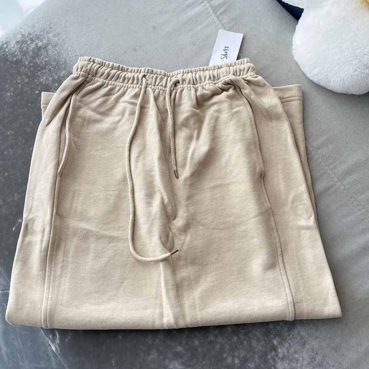 SA092燕麦色半身裙高腰时尚