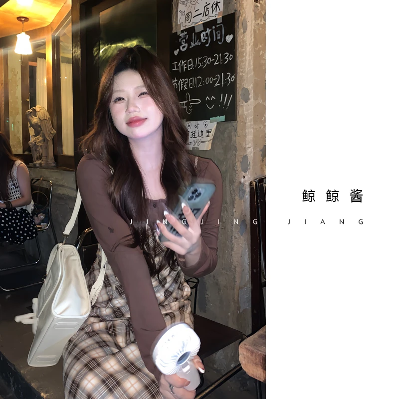 ZOZ鲸鲸酱 【精简主义】百搭休闲长袖T恤2025新款修身时尚显瘦上衣
