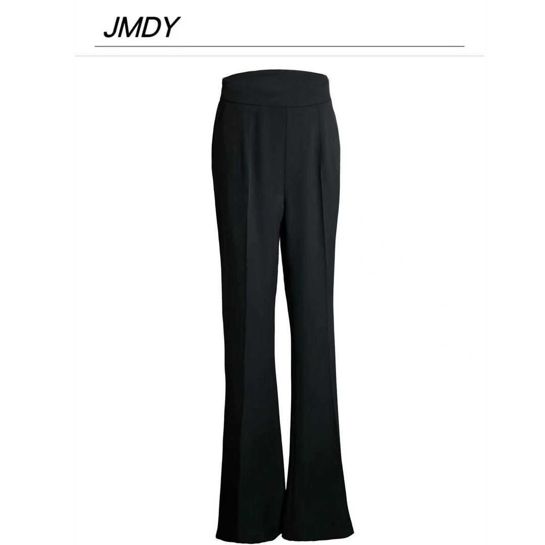 清仓【超模腿精】微喇裤气质修身高腰修饰腿型高腰时尚显瘦弹力