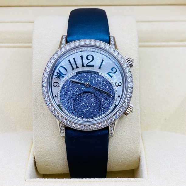 95新 Jaeger-LeCoultre/积家 积家约会3533490贝母原钻星空月相