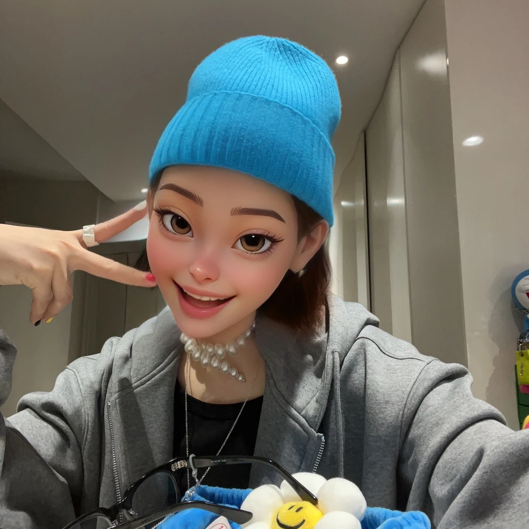 by jane-"小堆堆"羊毛针织冷帽