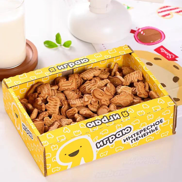 俄罗斯原装进口爱比可多口味斯帝瓦儿童饼干酥脆网红零食280g*4盒