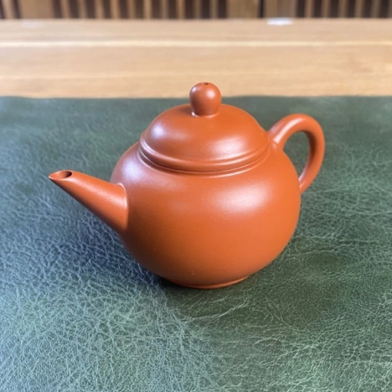 潮州手拉壶水平紫砂朱泥茶壶水平壶茶具小空量全手工