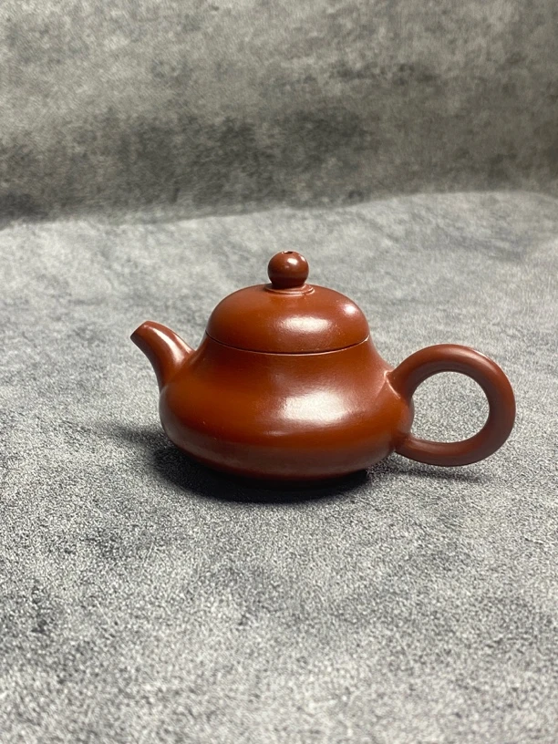 扁玉乳壶朱泥红泥小容量55ml