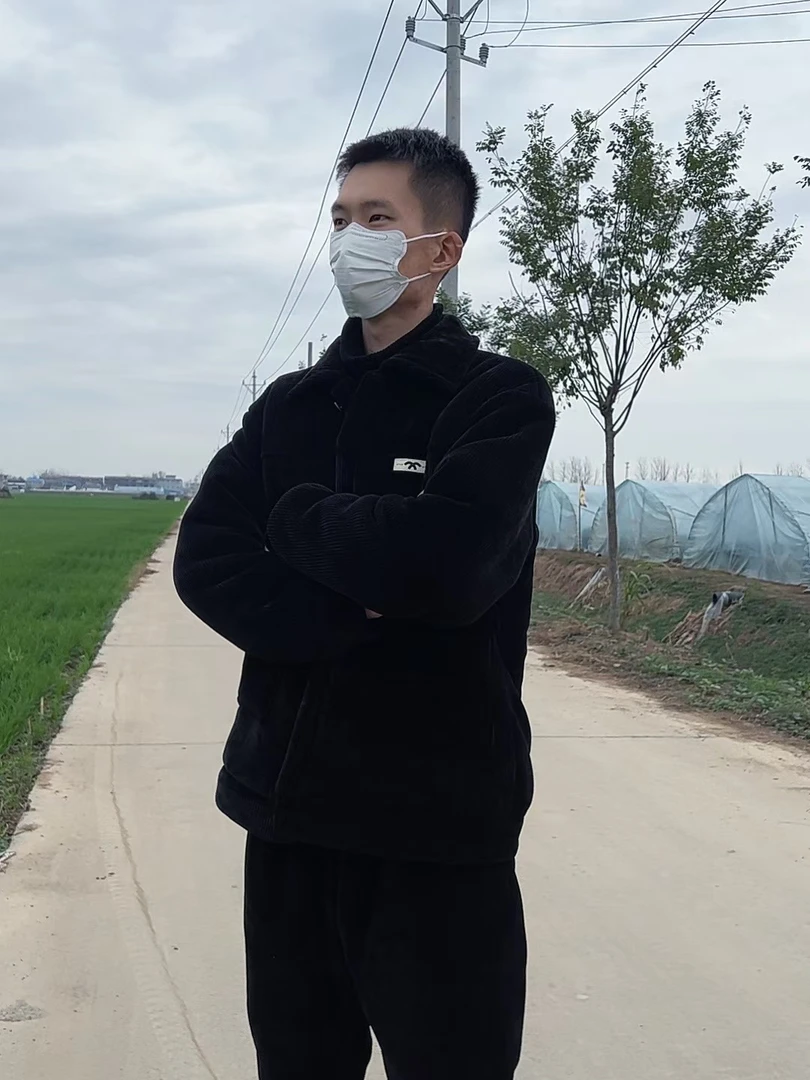三层加厚雪尼尔家居服套装秋冬款夹克新款睡衣男秋冬款超厚轻奢