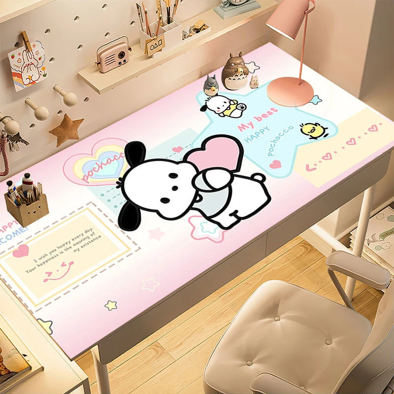 帕恰狗桌垫书桌学生女孩儿童学习桌专用皮革办公桌布工位电脑垫子