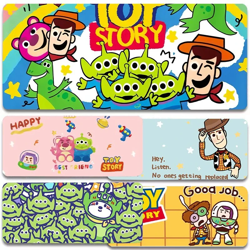 二次元动漫玩具总动员鼠标垫超大号电竞游戏书桌垫防滑电脑鼠标垫